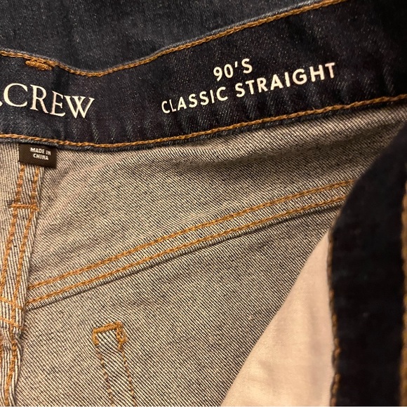 J.Crew High-rise '90s classic straight jean in Rinse wash, Size 30 - Picture 4 of 7